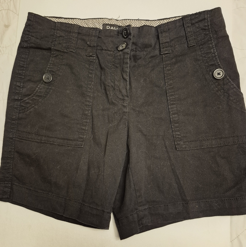 Dalia Black Women's Cargo Shorts